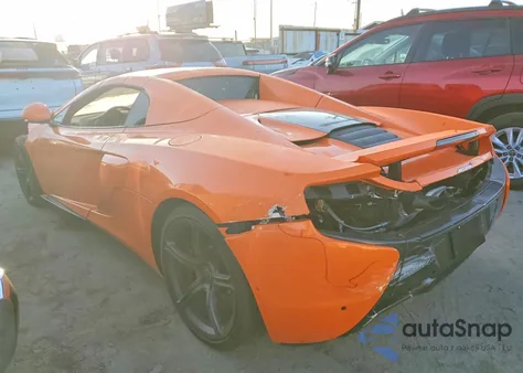 2015 Mclaren Automotive 650S Spider z USA, uszkodzony, nr VIN SBM11FAA9FW004945